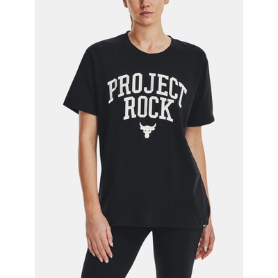 Under Armour Дамска тениска Under Armour Pjt Rock Hwt Campus T Under Armour | Cheren | ЖЕНИ | S