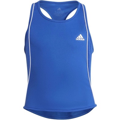 adidas Girls Pop Up Tank blue/white Modrý – Zboží Dáma