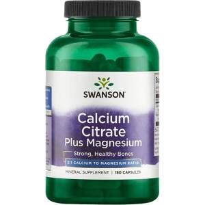 Swanson Calcium Citrate Plus Magnesium [150 капсули]