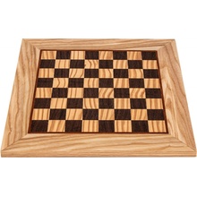 Manopoulos Ručně vyráběná šachovnice z olivového dřeva a intarzie wenge 50x50cm