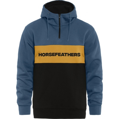 Horsefeathers Суитшърт Fulton - moonlight blue/black Horsefeathers | Sin | МЪЖЕ | L