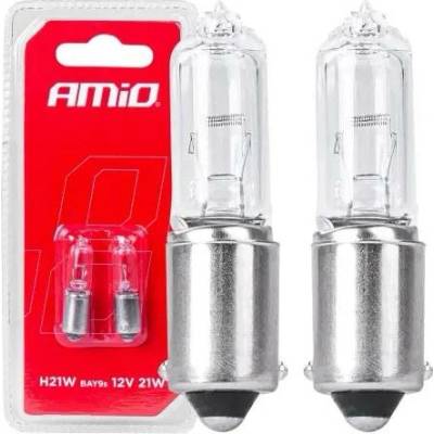 Amio Halogenové žárovky H21W BAY9S 12V 21W white 2 ks