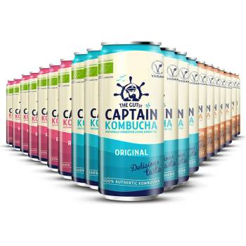 Captain Kombucha Multi-Flavor pack CANs 20 x 250 ml