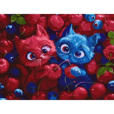 Ideyka Nadýchané bobule art_selena_ua 30 x 40 cm