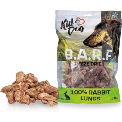 KIDDOG Super Premium 100% заешки бели дробове, сушени чрез замразяване 180 g