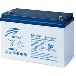 Ritar Power Оловна Гелова Батерия за соларни системи RITAR (DG12-100) 12V/100Ah - 328x172x219 mm (RITAR-DG12-100)