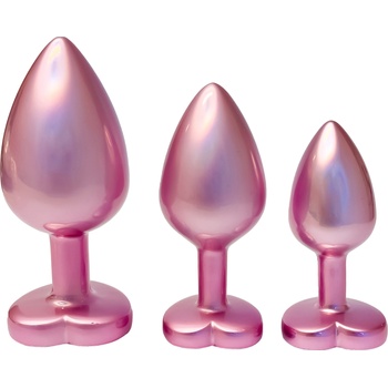 DreamToys Gleaming Love Plug Set Matte Pink