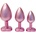 DreamToys Gleaming Love Plug Set Matte Pink