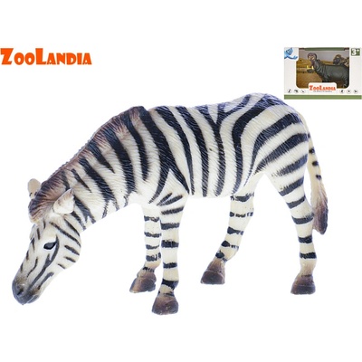 Zoolandia zebra/hroch 9,5-12cm v krabičke zebra