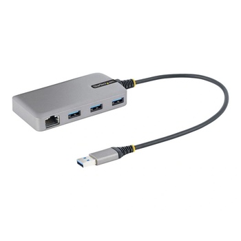 StarTech StarTech. com 5G3AGBB-USB-A-HUB докинг станция Жичен USB 3.2 Gen 1 (3.1 Gen 1) Type-A Сив (5G3AGBB-USB-A-HUB)
