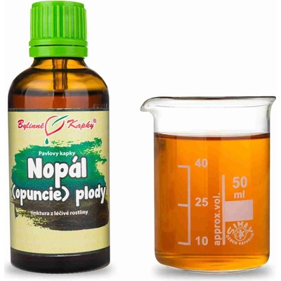 Bylinné kapky Nopál opuncie plody Pavlovy bylinné kapky tinktura 50 ml