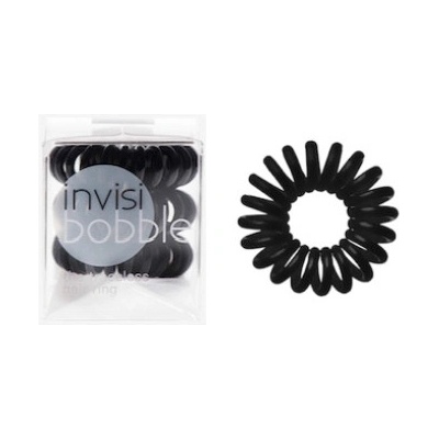 Spirálová gumička do vlasů Invisibobble True Black - černá – Zboží Mobilmania