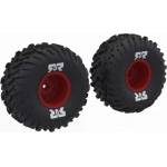 Arrma колело с гума dBoots Cut Chevron, джанта червена (2)