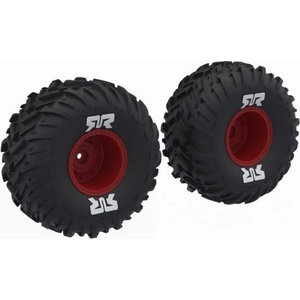 Arrma колело с гума dBoots Cut Chevron, джанта червена (2)