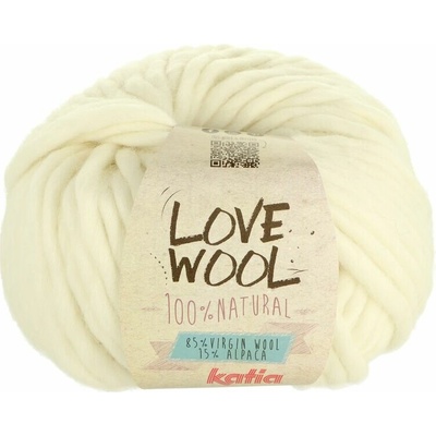 Katia Love Wool 100 teplá biela