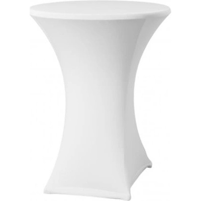 DENA Elastický poťah ONYX PRO na koktejlové stoly 80-85cm 210 g/m² Biela