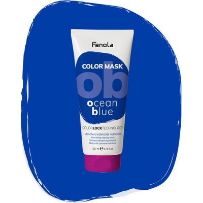 Fanola Color maska pro tónování vlasů Ocean blue modrá 200 ml