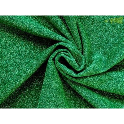 společenská látka s glittery 6000 zelená