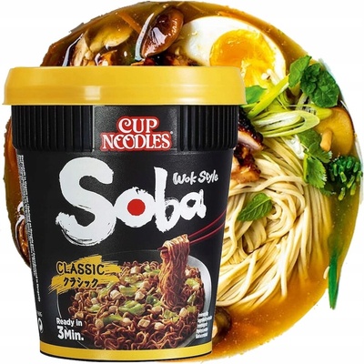 Nissin Instantní nudlová polévka Classic Soba Cup 90 g