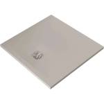 Kludi Terra - Душ корито 80x80 см, матово пясъчно сиво 08DW09O2 (08DW09O2)