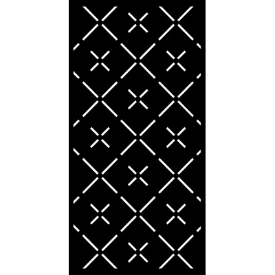 Designová kovová výplň, laserem vypálený vzor 1223, rozměr 1000x2000x2,0 mm, bez povrchové úpravy, perforace 9%
