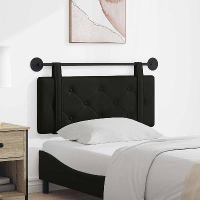 vidaXL Висяща табла Монтиране на стена Черен 100 cm Изкуствена (42031630)