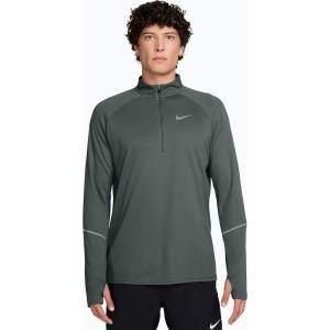 Nike Мъжки суитшърт за бягане Nike Miler Dri-Fit UV 1/2 Zip camo green