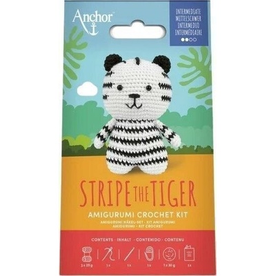 Anchor A28C05-S Stripe the Tiger Плетене на една кука прежда (A28C05-S)