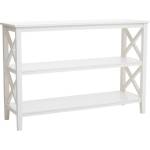 Premier Housewares Бял стелаж от масивен бор 120x81x40 cm Heritage - Premier Housewares (2406648)