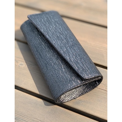 Pinky Club Spoločenská kabelka v čiernej farbe s matno-lesklou štruktúrou