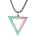HARAHU Колие Simple Triangle - Многоцветно KP33475