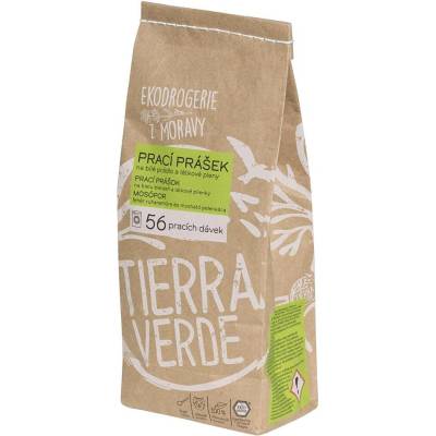 Tierra Verde Prací prášok z mydlových orechov 250 g, na bielu bielizeň a látkové plienky