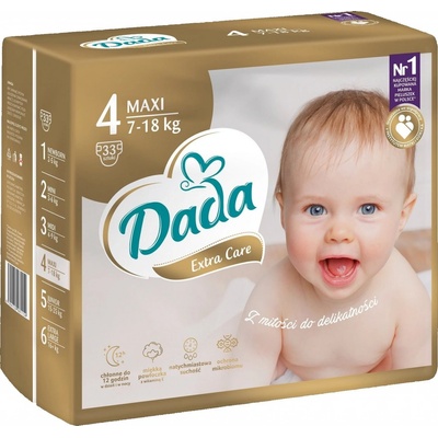 DADA EXTRA CARE 4 MAXI 7-16 Kg 33 KS