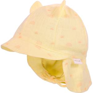 maximo Шапка с козирка maximo Baby's Bonnet with Ear and Neck Protection Cap - Narzisse / Sonne - размер 47 cm (904-1843-1415)
