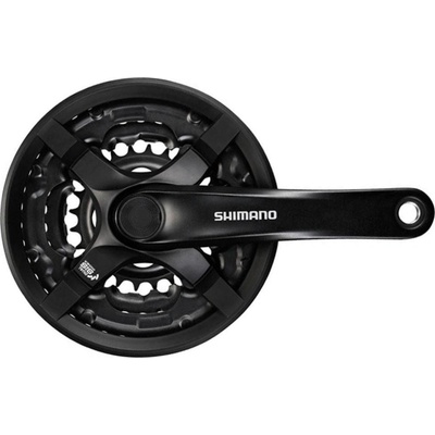 SHIMANO kliky s převodníkem - TOURNEY TY501 170mm 48/38/28 - černá