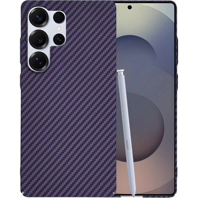 Techsuit Калъф Techsuit Carbonite FiberShell за Samsung Galaxy S25 Ultra - Лилав KP38078 (38078)