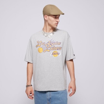 New Era Тениска Nba Script Os Lakers Los Angeles Lakers Hgrc мъжки Дрехи Тениски 60564788 Сив M (60564788)