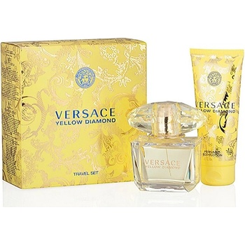 Versace Yellow Diamond Подаръчен комплект за жени Размер EDT 90 ml + 100 ml Лосион за тяло