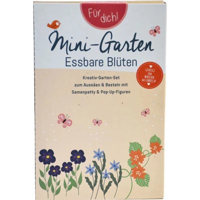 Wunderle Mini záhrada "Jedlé kvety" - kreatívny Pop Up Garten Set - 1 sada