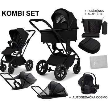 Moon PIÚ Kombi set Black chrome ONYX BLACK 2025