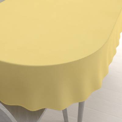 Biante Teflónový oválny obrus - Paris TF-121 Svetlo žltý 140x180 cm