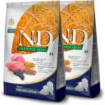 FARMINA N&D куче LG PUPPY MEDIUM & MAXI Агнец & Боровинка 2 x 12 кг