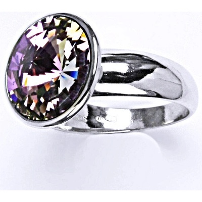 Čištín Stříbrný se Swarovski krystalem vitrail light T 1372