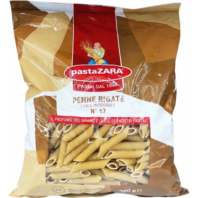 Pasta zara Penne Rigate celozrnné 1 kg