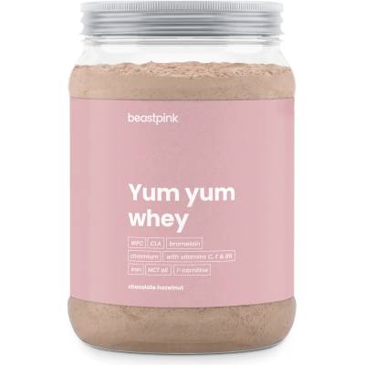 GymBeam BeastPink Yum Yum Whey 500 g шоколадов лешник
