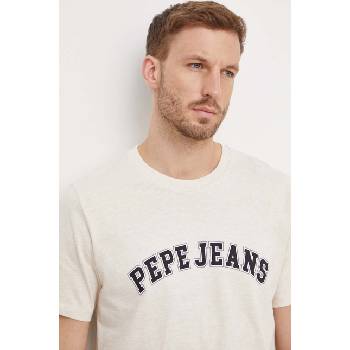 Pepe Jeans Памучна тениска Pepe Jeans CLEMENT в сиво с принт PM509374 PM509374 (PM509220)