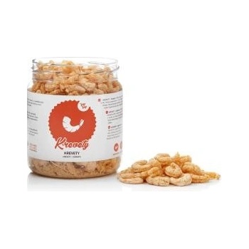 Raw Raw maškrty mrazom sušené krevety lúpané 60 g