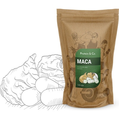 Protein & Co. Maca 120 kapslí