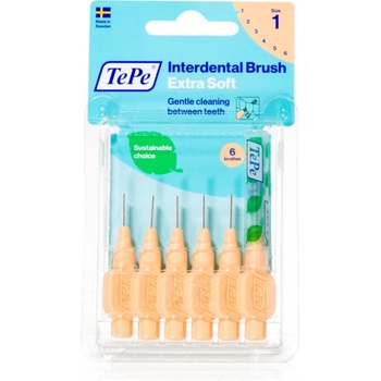 TePe Interdental Brush Extra Soft четки за междузъбно пространство Orange 0, 45 mm 6 бр