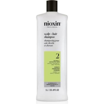 Nioxin System 2 Scalp + Hair Shampoo шампоан срещу изтъняване на косата 1000ml